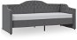 SHUMEE válenda s matrací a USB 90 × 200 cm, textil, tmavě šedá, 3080283 - Postel