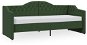 SHUMEE válenda s matrací a USB 90 × 200 cm, textil, tmavě zelená, 3080288 - Postel