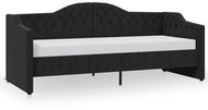 SHUMEE válenda s matrací a USB 90 × 200 cm, textil, černá, 3080304 - Postel