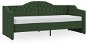 SHUMEE válenda s matrací a USB 90 × 200 cm, textil, tmavě zelená, 3080308 - Postel