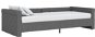 SHUMEE válenda s matrací a USB 90 × 200 cm, textil, tmavě šedá, 3080313 - Postel