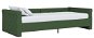 SHUMEE válenda s matrací a USB 90 × 200 cm, textil, tmavě zelená, 3080318 - Postel