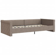 SHUMEE válenda s matrací a USB 90 × 200 cm, textil, taupe, 3080320 - Postel