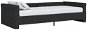 SHUMEE válenda s matrací a USB 90 × 200 cm, textil, černá, 3080324 - Postel
