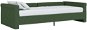 SHUMEE válenda s matrací a USB 90 × 200 cm, textil, tmavě zelená, 3080328 - Postel