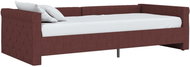SHUMEE válenda s matrací a USB 90 × 200 cm, textil, fialová, 3080329 - Postel