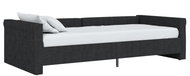 SHUMEE válenda s matrací a USB 90 × 200 cm, textil, černá, 3080334 - Postel