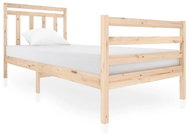 Rám postele masivní dřevo 90 × 200 cm, 3100639 - Postel