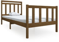 Rám postele medově hnědý masivní dřevo 100 × 200 cm, 3100951 - Postel
