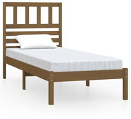 Rám postele medově hnědý masivní borovice 90 × 200 cm, 3101011 - Postel