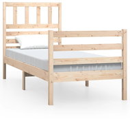 Rám postele masivní dřevo 90 × 200 cm, 3101073 - Postel
