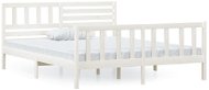 Rám postele bílý masivní dřevo 120 × 200 cm, 3101149 - Rám postele