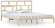 Rám postele masívne drevo 180 × 200 cm Super King, 3101233 - Rám postele