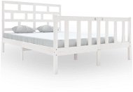 Rám postele bílý masivní borovice 140 × 200 cm, 3101349 - Rám postele