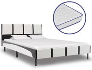 Bed with memory foam mattress faux leather 120x200 cm - Bed