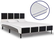 Bed with memory foam mattress faux leather 120x200 cm - Bed