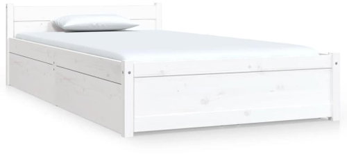 Rám postele se zásuvkami bílý 100 × 200 cm, 3103489 - Postel - Hlavní obrázek