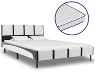 Bed with memory foam mattress artificial leather 140x200 cm - Bed