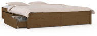 Rám postele se zásuvkami medově hnědý 180 × 200 cm Super King, 3103531 - Postel