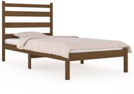 Rám postele medově hnědý masivní borovice 90 × 200 cm, 3103636 - Postel