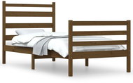 Rám postele masivní borovice 90 × 200 cm medově hnědý, 3103701 - Postel