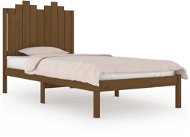 Rám postele medovo hnedý masívna borovica 90 × 200 cm, 3103766 - Rám postele