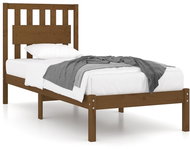 Rám postele medově hnědý masivní borovice 90 × 200 cm, 3103921 - Postel