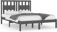 Rám postele šedý masivní borovice 120 × 200 cm, 3103930 - Rám postele