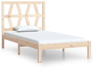 Rám postele masivní borovice 90 × 200 cm, 3103983 - Postel