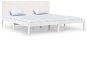 Rám postele bílý masivní dřevo 180 × 200 cm Super King, 3104169 - Rám postele