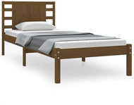 Rám postele medově hnědý masivní borovice 90 × 200 cm, 3104206 - Postel