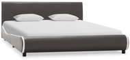 Bed frame anthracite gray faux leather 140x200 cm - Bed Frame