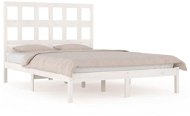 Rám postele bílý masivní borovice 180 × 200 cm Super King, 3104494 - Rám postele