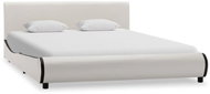 Bed frame white faux leather 140x200 cm - Bed Frame