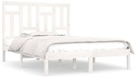 Rám postele bílý masivní borovice 180 × 200 cm Super King, 3104559 - Rám postele