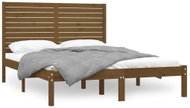 Rám postele medově hnědý masivní dřevo 160 × 200 cm, 3104621 - Postel