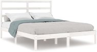 Rám postele bílý masivní borovice 120 × 200 cm, 3104929 - Rám postele