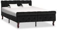 Bed frame black velvet 120x200 cm - Bed Frame