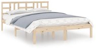 Rám postele masivní dřevo 160 × 200 cm, 3105415 - Rám postele
