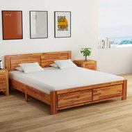 Bed frame solid acacia wood 180x200 cm - Bed Frame