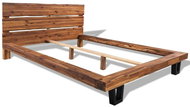 Bed frame solid acacia wood 180x200 cm - Bed