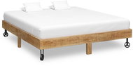 Bed frame solid mangrove wood 200x200 cm - Bed Frame