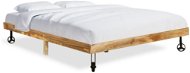 Bed frame solid mangrove wood 200x200 cm - Bed Frame