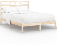 Rám postele masívne drevo 120 × 200 cm, 3105790 - Rám postele