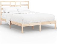 Rám postele masivní dřevo 160 × 200 cm, 3105805 - Rám postele