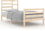 Rám postele masivní dřevo 90 × 200 cm, 3105845 - Postel