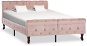 Bed frame pink velvet 120x200 cm - Bed Frame