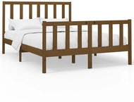 Rám postele medově hnědý masivní borovice 160 × 200 cm, 3106716 - Postel