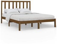 Rám postele medově hnědý masivní dřevo 120 × 200 cm, 3106766 - Rám postele