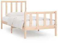 Rám postele masivní dřevo 90 × 200 cm, 3106818 - Postel